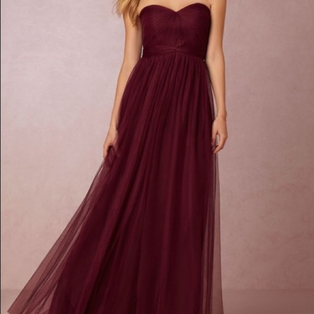 Jenny Yoo Ryder Bridesmaid Dress - Dark Cherry
